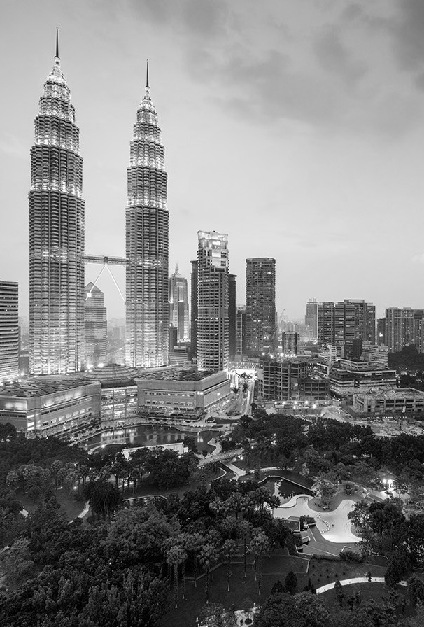 Petronas Twin Towers in Kuala Lumpur, Malaysia