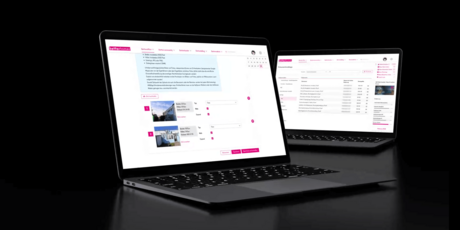 Cyrill Lanz sitzt vor seinem PC und staunt über die neue KI Funktion von BETTERHOMES