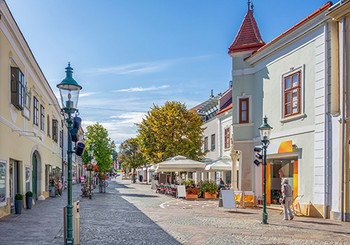 Hauptstrasse in der Altstadt von Eisenstadt