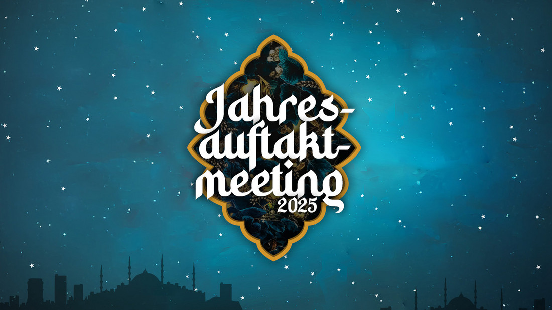 Plakat Jahresauftaktmeeting 2025, Illustration Thema Istanbul