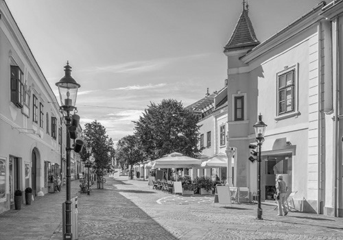 Hauptstrasse in der Altstadt von Eisenstadt